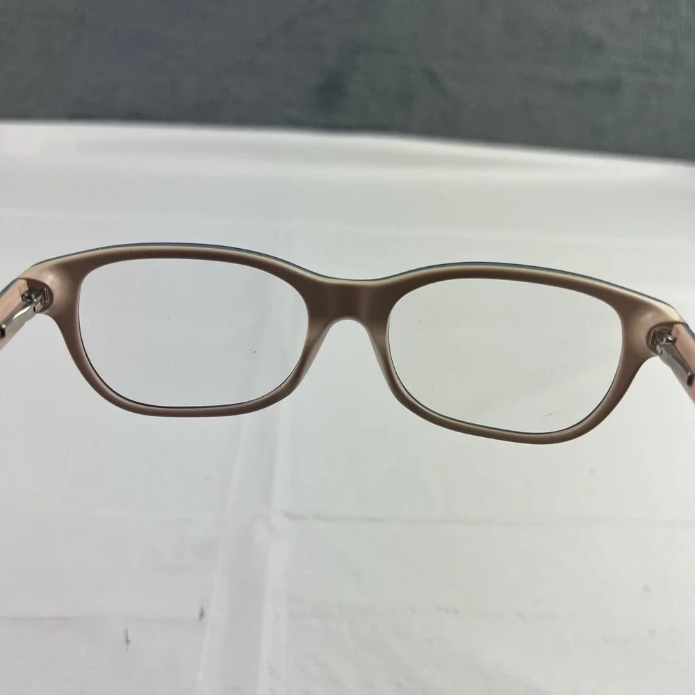 Ray Ban Jr RB1555 Unisex Kids Plastic Eyeglass Frame 3818 Violet On Peach 48-16
